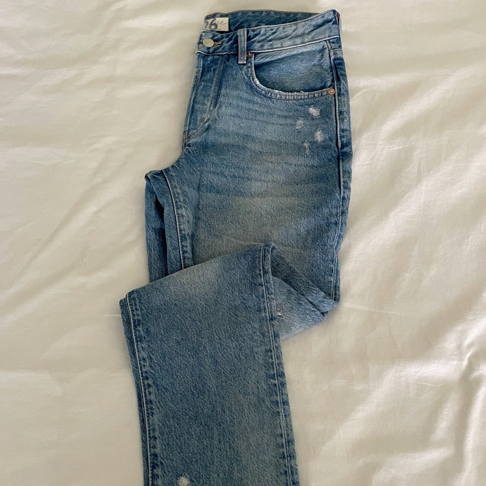 Free people straight leg jean size 26